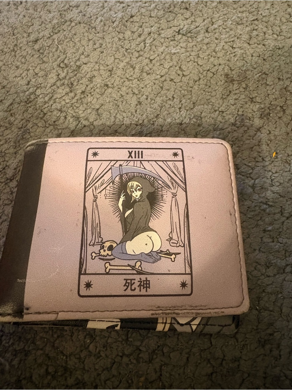 Pink Tarot Card Art Wallet - Home Art Accessory